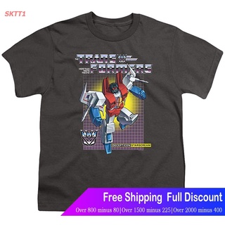 SKTT1 เสื้อยืดยอดนิยม Transformers Starscream Youth T Shirt & Stickers Short sleeve T-shirts
