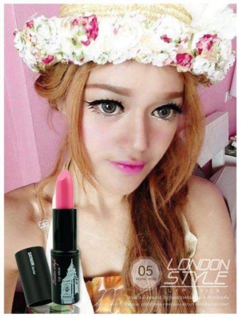 ลิปสติก-เซย์นาว-ลิปสติกแท่ง-เนื้อด้าน-ติดทน-สีสวย-เนื้อละเอียด-saynow-stories-london-style-lipstick