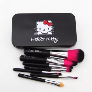 เซ็ทแปรงแต่งหน้า Hello Kitty กล่องดำ