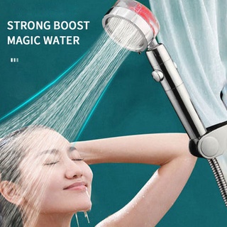 Showerhead Pressure Boosting Shower Head Handheld Detachable Bath Water Sprayer for Home [BH]