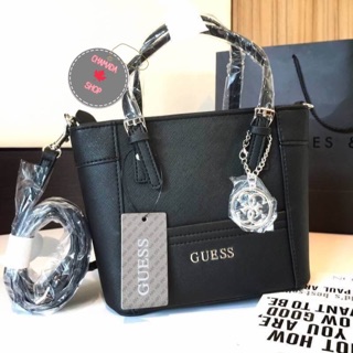 GUESS SAFFIANO MINI CROSS BODY BAG