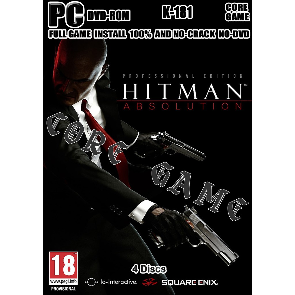 hitman-absolution-แผ่นเกมส์-แฟลชไดร์ฟ-เกมส์คอมพิวเตอร์-pc-โน๊ตบุ๊ค