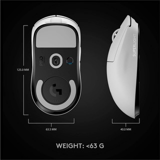 ภาพขนาดย่อของภาพหน้าปกสินค้าLogitech G PRO X Superlight Gaming Wireless Mouse (White) เม้าส์เล่นเกมไร้สาย ประกันศูนย์ 2ปี จากร้าน eexpress.co.th บน Shopee ภาพที่ 4