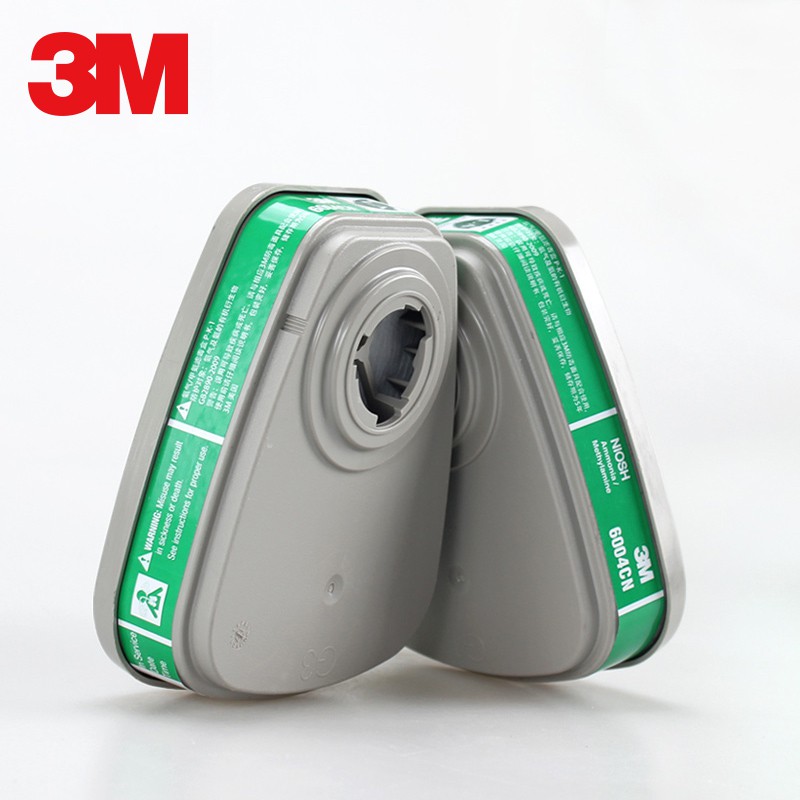 3m-6004-หน้ากากกรองแก๊สเคมีกล่องกรองกลิ่นกลิ่นเมทิลามีน