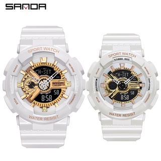 ภาพหน้าปกสินค้าSanda watches digital pointer waterproof couple watch ที่เกี่ยวข้อง