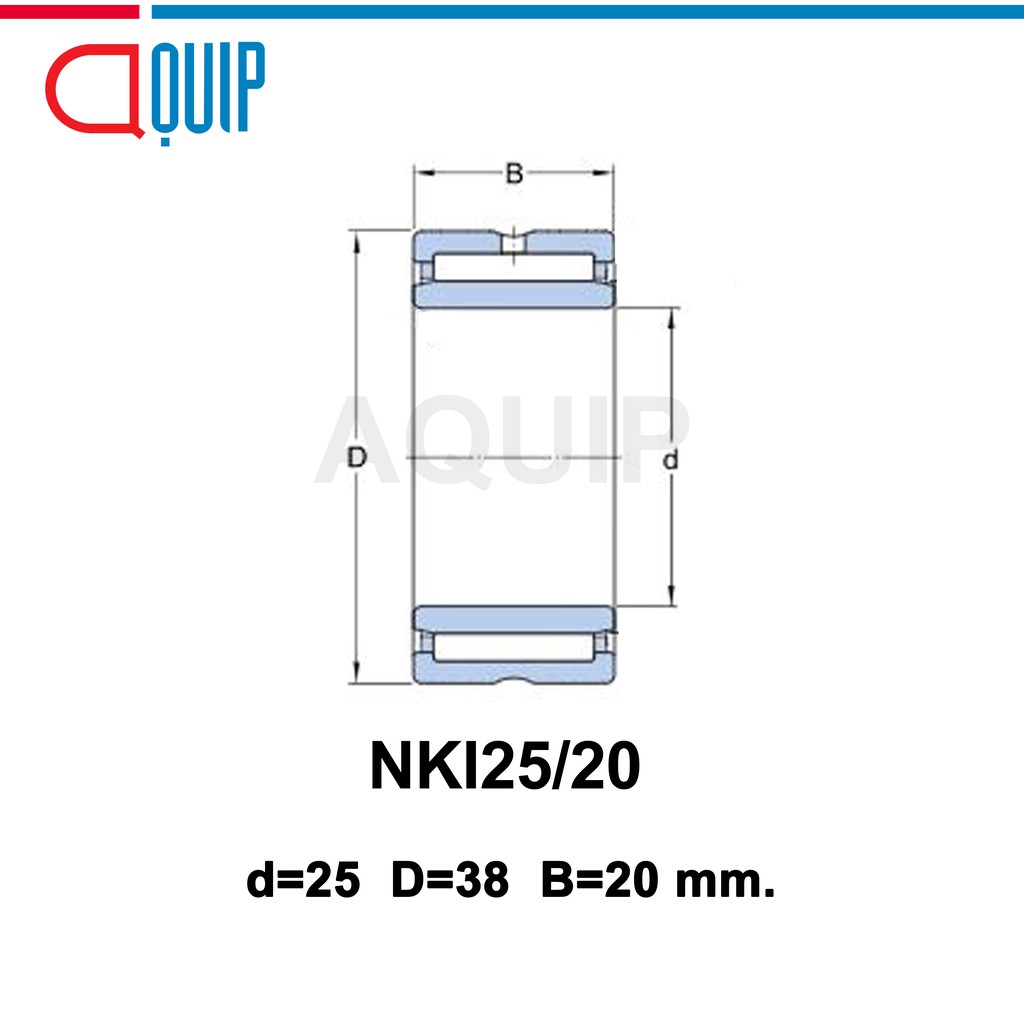 nki25-20-sbc-ตลับลูกปืนเม็ดเข็ม-nki-25-20-needle-roller-bearing-nki25-20