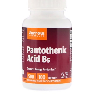 Pantothenic วิตามินบี5 500mg 100 capsule