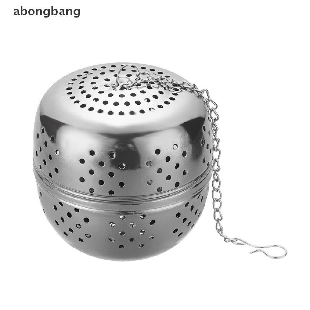 abongbang-ที่กรองชา-สเตนเลส-บอลรั่ว-ตาข่ายกรองชา