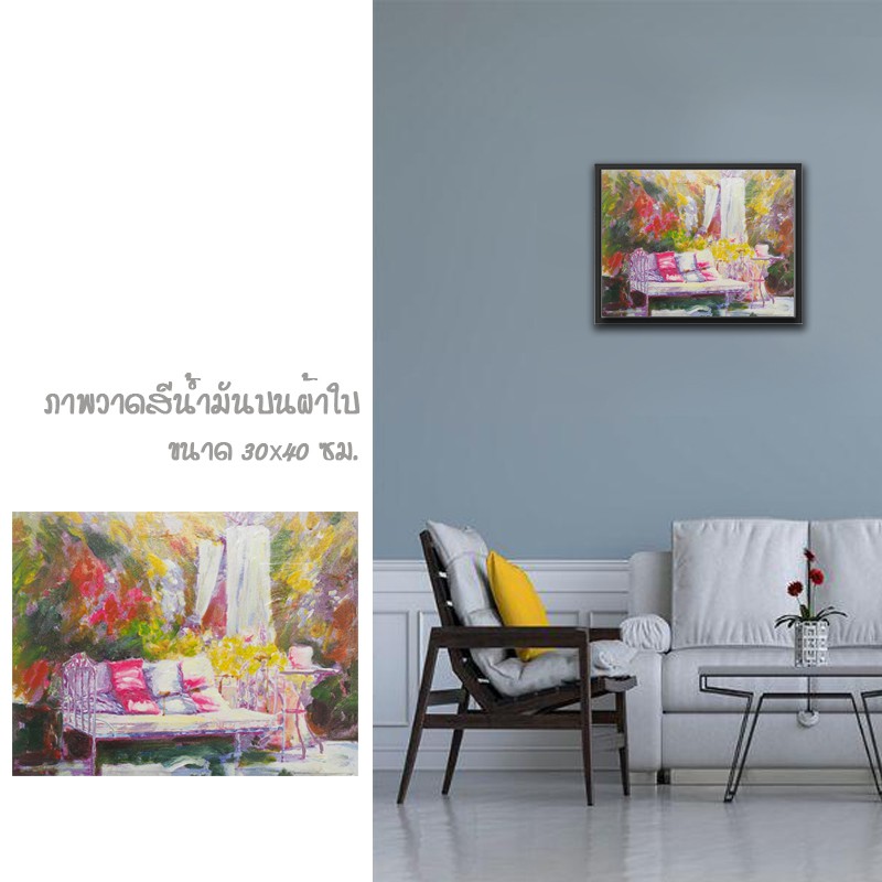 รูปภาพติดผนัง-รูปวาด-ตกแต่งบ้าน-ภาพวาดวิวทิวทัศน์-ภาพวาดสีน้ำมันบนผ้าใบ-abstact-art-ภาพห้องนั่งเล่น-ขนาด-30x40-cm