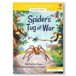 DKTODAY หนังสือ USBORNE READERS STARTER:SPIDERS TUG OF WAR (free online audio British English and American English)