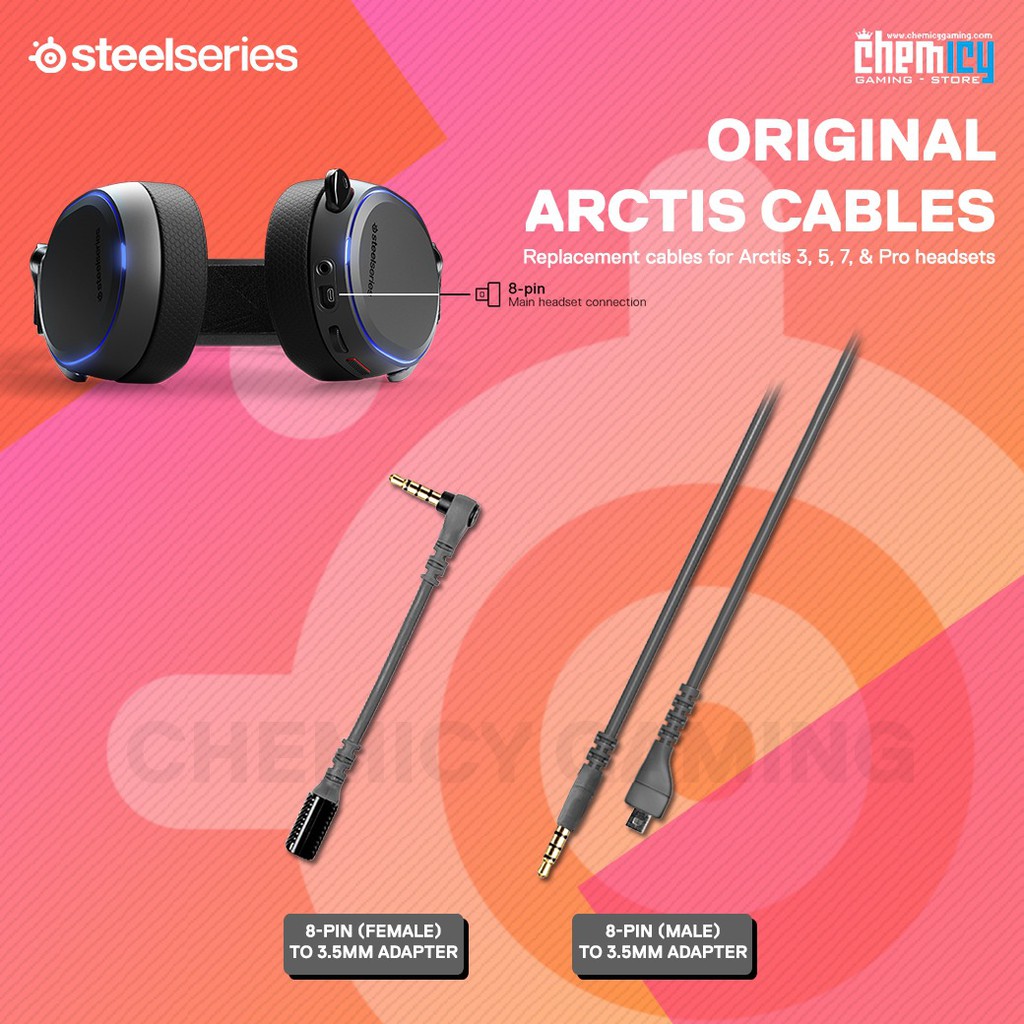 Steelseries Arctis Micro USB 8-pin to Jack 3.5 มม. สาย Aux | Shopee ...