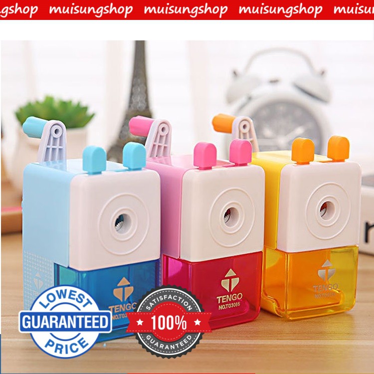 ภาพหน้าปกสินค้าMUISUNGSHOP ที่เหลาดินสอแบบหมุน กบเหลาดินสอ Pencil Sharpener