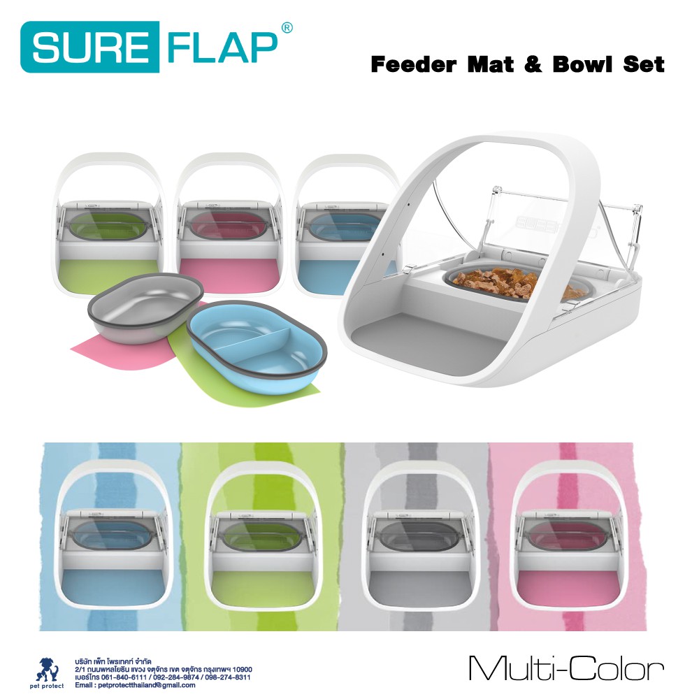 Surefeed mat and bowl set top