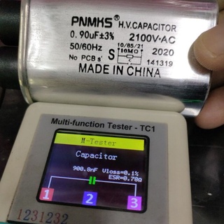 ภาพขนาดย่อของภาพหน้าปกสินค้าคาปาไมโครเวฟ 2100v 1uf 0.90uf อะไหล่ไมโครเวฟ จากร้าน weenatech บน Shopee