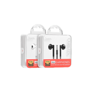 โปรโมชั่น : Hoco M64 หูฟัง Aux3.5mm ไมค์สนทนาพร้อมปุ่มเพิ่มลดเสียง หูฟังแบบมีสาย 3.5 มม.ไดนามิก 16 โอห์ม Earphone