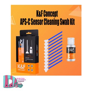 ชุดทำความสะอาด K&amp;F Concept 16mm APS-C Sensor Cleaning Swab Cleaner Kit