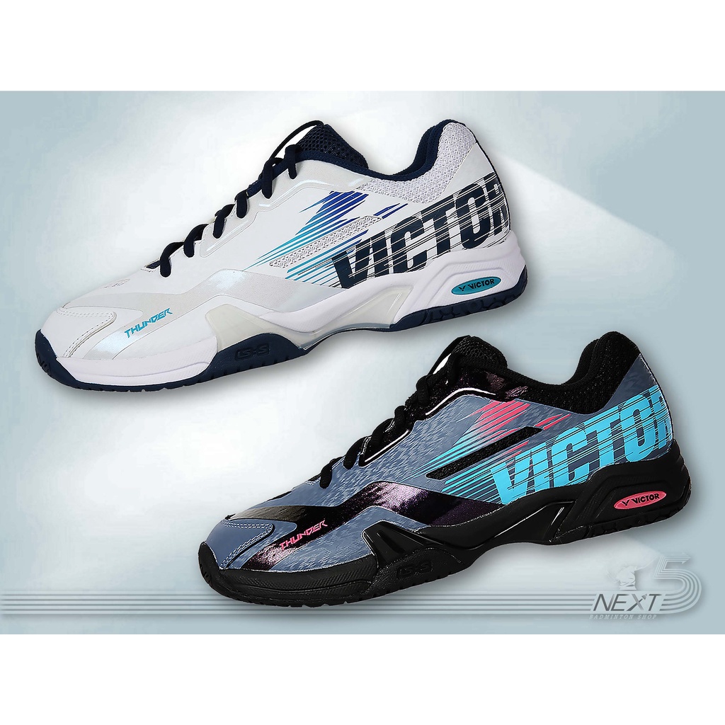 ภาพหน้าปกสินค้าVictor รองเท้าแบดมินตัน รุ่น thunder มี 2 สี จากร้าน next5badmintonshop บน Shopee