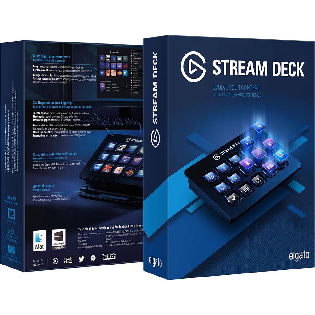 Elgato Stream Deck Standard ( Black ) - 15 Customizable LCD Keys | Shopee  Thailand