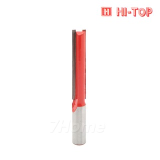 HI-TOP ดอกเราท์เตอร์ เซาะร่องไม้ รุ่น DY10319 กัดตรง (ใบมีดยาว) 4 หุน ใบมีด 2.5 นิ้ว แกน 4 หุน