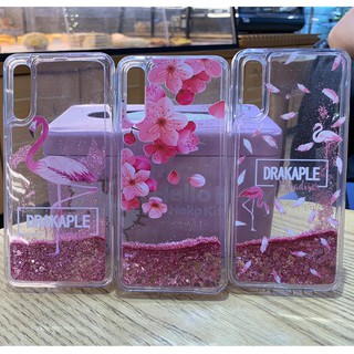 เคสโทรศัพท์สีใสพิมพ์ลายดอกไม้ flamingo สําหรับ samsung galaxy a 10 a 20 a 30 a 50 m 10 m 20 m 30