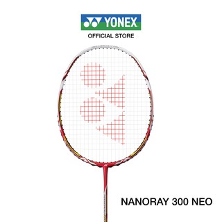 ภาพหน้าปกสินค้าYONEX NANORAY 300 NEO ไม้แบดมินตัน ออกแบบให้มีเฟรมบางเพื่อเพิ่มความเร็วหัวแร็คเกต ก้านแข็ง แถมเอ็น BG65 ที่เกี่ยวข้อง