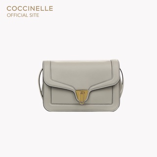 COCCINELLE MARVIN TWIST Handbag 150101 STONE กระเป๋าถือผู้หญิง