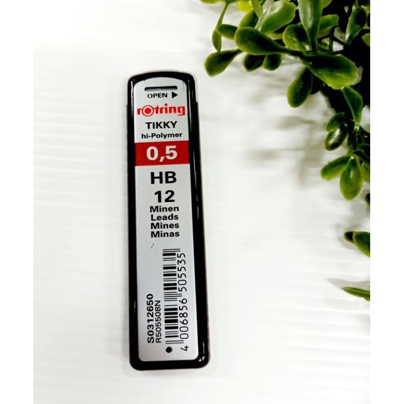 12 Leads Per Tube Pack ROtring Tikky Hi-Polymer Mechanical Pencil Lead ...