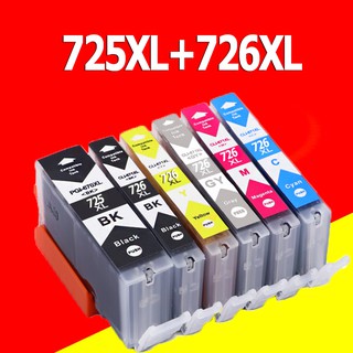 PGI 725XL CLI 726XL หมึก PGI725XL CLI726XL ตลับหมึกสำหรับ Canon IP4870/IP4970/IX6560/MG5170/MG5270/MG5370/MG6170/MG6270