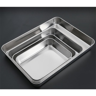 ™✶304 Stainless Steel Baking Tray Plate Bbq Tray With Removable Cooling Rack Set Baking cake Pan Sheet Non Toxic Oven Di