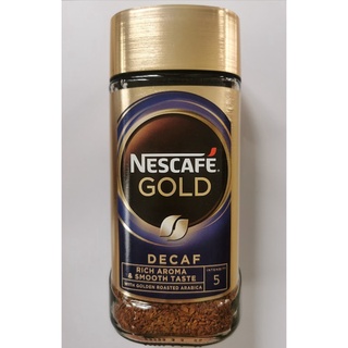 NESCAFE GOLD DECAF JAR 200 g.เนสกาแฟ โกลด์ ดีคาฟ คอฟฟี่ กาแฟสำเร็จรูปที่สกัดกาเฟอีน 200กรัม.