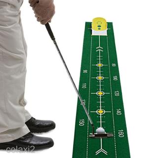 ภาพหน้าปกสินค้าProfessional Roll Up Accurate Golf Club Putt Trainer Putting Mat Simulator ที่เกี่ยวข้อง