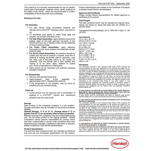 loctite-620-ล็อคไทท์-เป็นกาวตรึงเพลาแรงยึดติดสูง-ทนทานต่ออุณหภูมิสูง-ขนาด-50-ml-จัดจำหน่ายโดย-dura-pro