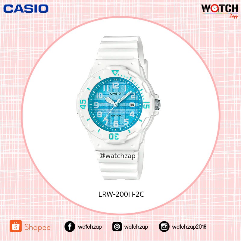 ภาพหน้าปกสินค้าCasio Standard นาฬิกาข้อมือผู้หญิง สายเรซิ่น รุ่น LRW-200H Series จากร้าน watchzap บน Shopee