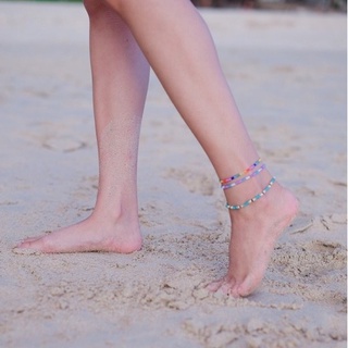 ภาพขนาดย่อของภาพหน้าปกสินค้าส่งจากไทย  สร้อยข้อเท้า สร้อยข้อเท้าลูกปัด กำไลข้อเท้า anklet ไอเทมไปทะเล จากร้าน sariehandmade บน Shopee ภาพที่ 1