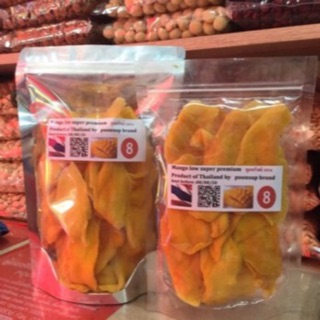 มะม่วงน้ำดอกไม้อบแห้งDried Mango/Dried Fruit/มะม่วงอบแห้งทำจากมะม่วงน้ำดอกไม้อย่างดี