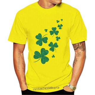 [S-5XL] เสื้อยืด พิมพ์ลาย Wos Glitter Shamrocks Funny St Saint Patricks Day Shamrock Clover สําหรับผู้ชาย (1)