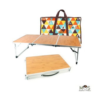 ภาพหน้าปกสินค้าโต๊ะปิกนิก พับได้ พร้อมกระเป๋า [MOS_023] พร้อมส่ง โต๊ะปิคนิค โต๊ะแคมป์ปิ้ง โต๊ะสนาม โต๊ะญี่ปุ่น  Folding picnic table ที่เกี่ยวข้อง