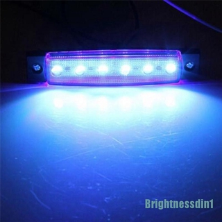 (Brightnessdin1) ไฟ Led 6 ดวง Dc 24V สําหรับติดรถยนต์ รถบรรทุก 1 ชิ้น