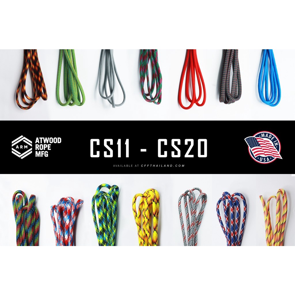 เชือก Paracord 550 Made in USA. (CS11 - CS20) | Shopee Thailand