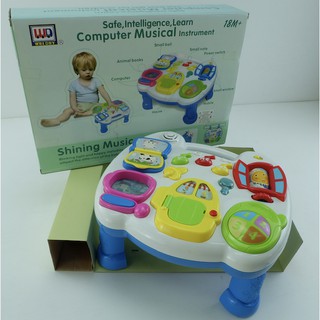 โต๊ะกิจกรรมฝึกทักษะ เสียงดนตรี Musical Learning Table (Blue)