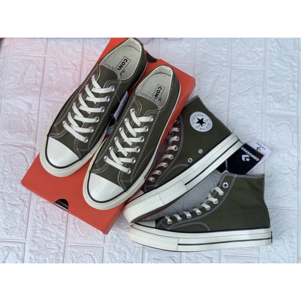 ราคาพิเศษ-รุ่นสุดฮิตขายดีรองเท้าผ้าใบหุ้มส้น-converse-firststring-1970s-repro-low-top-สีเขียวขี้ม้า-ส่งด่วน-ส่งเร็ว