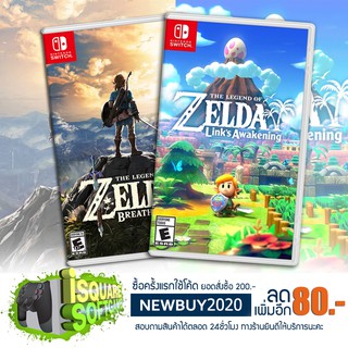 สินค้า Nintendo Switch Zelda Breath of The Wild & Zelda Link Awakening