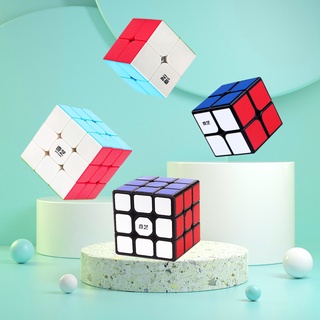 CUTECUBE รูบิค 2X2 3x3  ลื่นหัวแตก แบบเคลือบสี รูบิก ลูกบิด ลูบิก ของเล่นฝึกสมอง Rubiks Cube