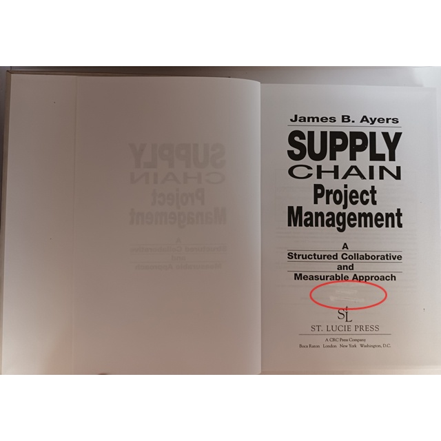 ภาษาอังกฤษ-supply-chain-project-management-a-structured-collaborative-and-measurable-approach-หนังสือหายากมาก