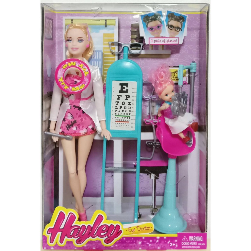 ss-toys-ของเล่น-ตุ๊กตาบาร์บี้-no-s60356-ตุ๊กตาบาร์บี้-hoyley-eye-doctor