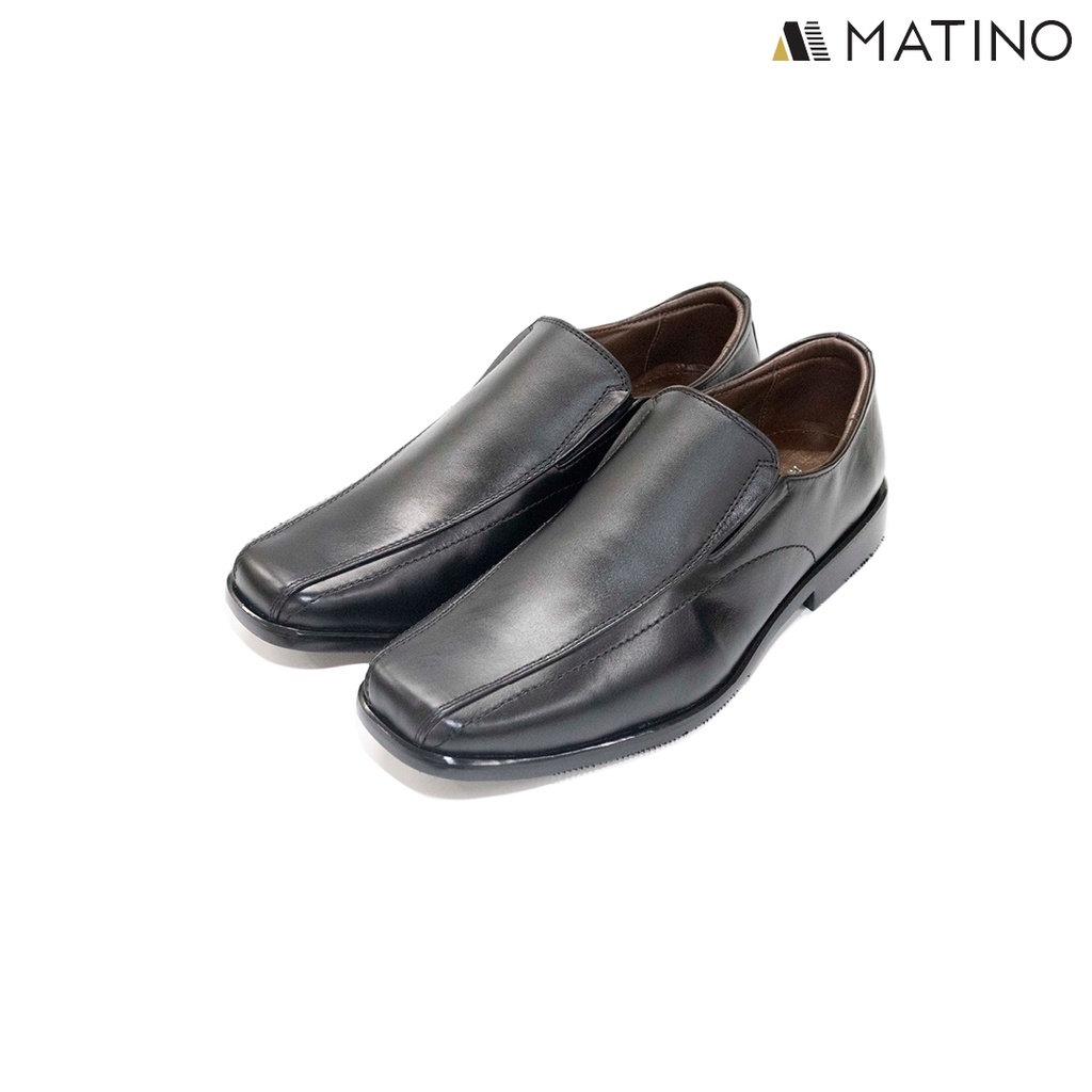 ภาพหน้าปกสินค้าMATINO SHOES รองเท้าคัทชูหนังแท้ รุ่น MC/B 7726 BLACK