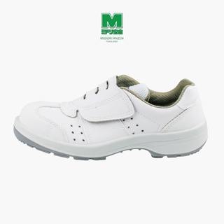 ภาพขนาดย่อสินค้าMidori Anzen รองเท้าเซฟตี้ทรงสนีคเกอร์ หัวเหล็ก รุ่น NGP9595 NK WH สีขาว / Midori Anzen Safety Sneaker NGP9595 NK WHITE