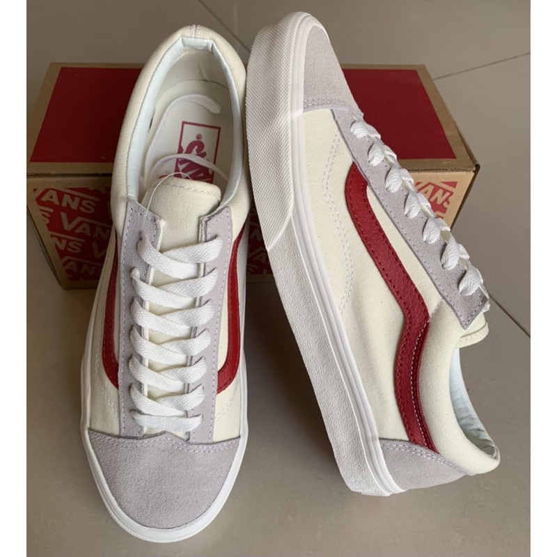 พร้อมส่ง-vans-old-skool-style-36-marshmallow-รุ่นขายดี-แถมกล่อง-จ่ายเงินปลายทางได้