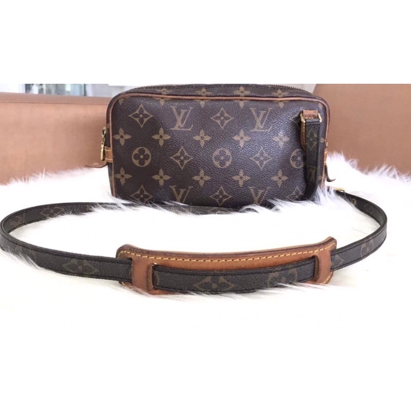 Vintage LOUIS VUITTON Monogram Pochette Marly Bandouliere Crossbody Bag  Unisex