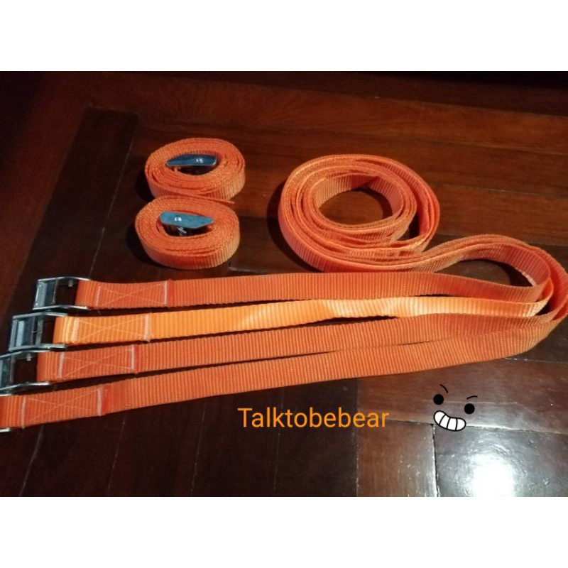 ภาพหน้าปกสินค้าสายรัดของอเนกประสงค์มือสอง เชือกรัดมอเตอร์ไซค์  _ จากร้าน talktobebear บน Shopee